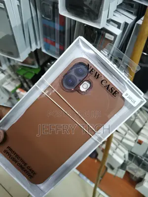 iPhone 16 Plus Leather Shell Case Metal With Raised Edges