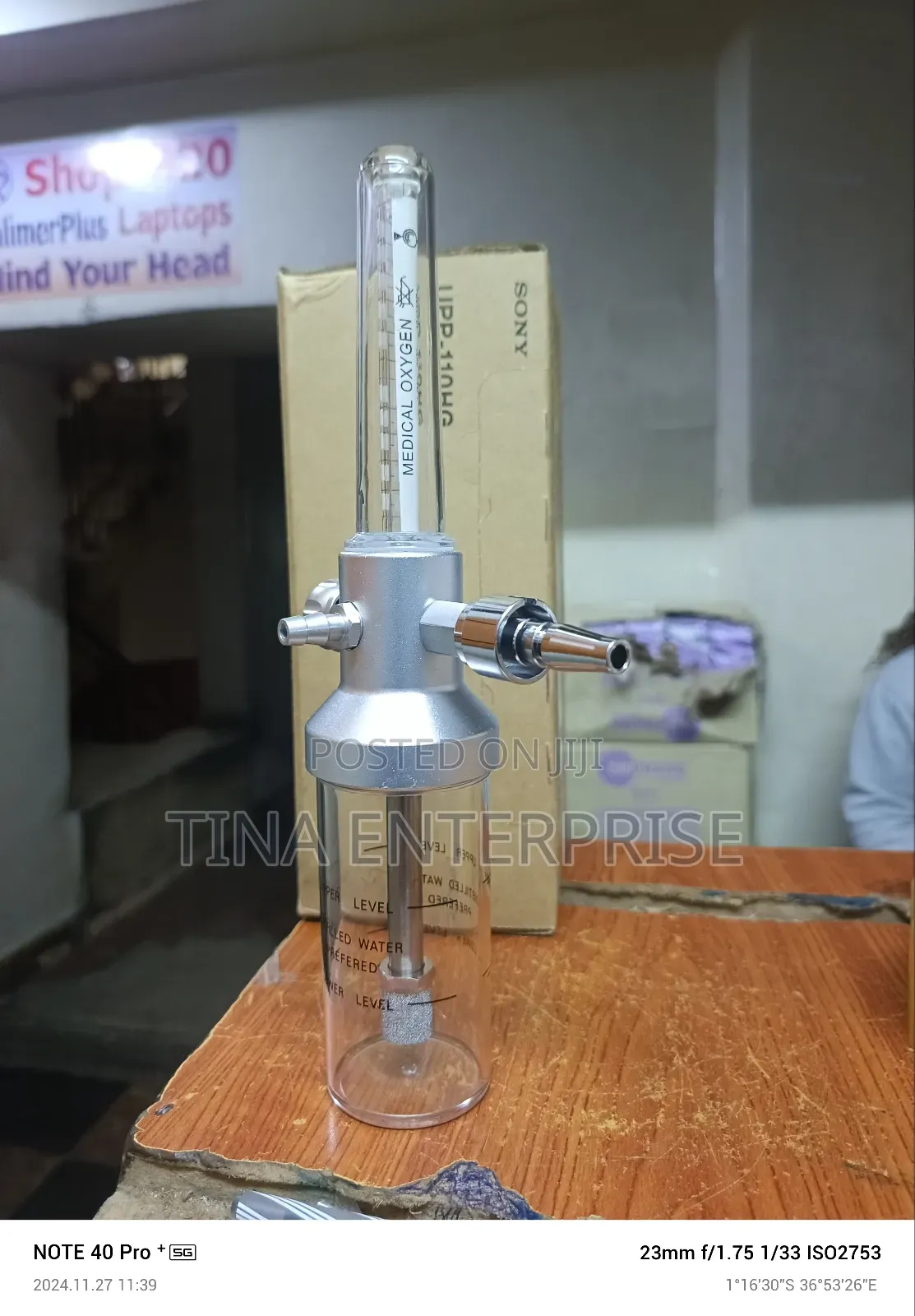 Oxgyen Flow Metre(Wall Type)