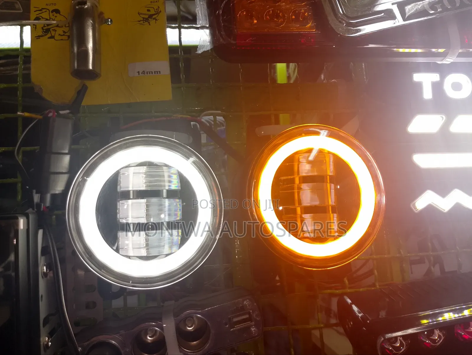 Universal Led Fog Lights With Both Indicator and Parking