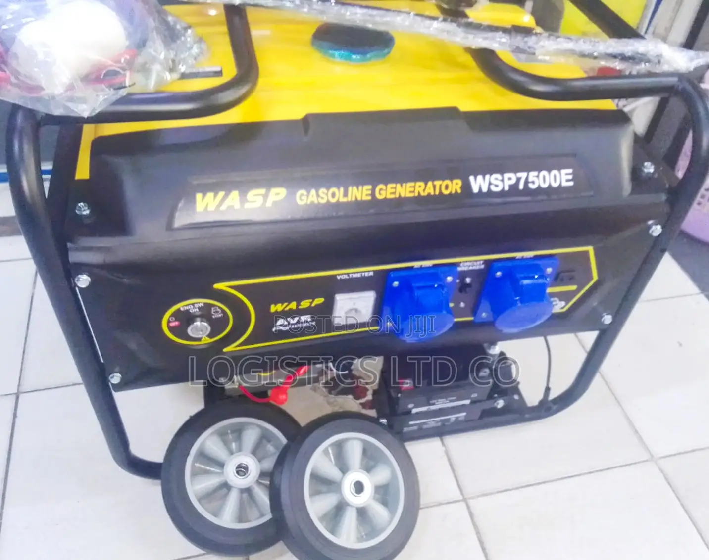 Wasp 7.5 Kva Petrol Generator With Industrial Sockets