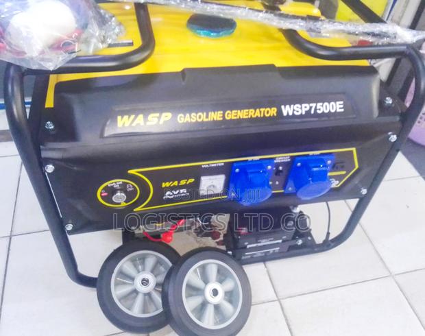 Wasp 7.5 Kva Petrol Generator With Industrial Sockets