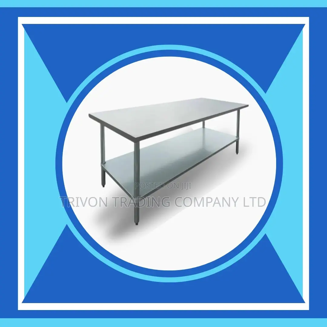 Durable Stainless Steel Table for Food and Beverage Process