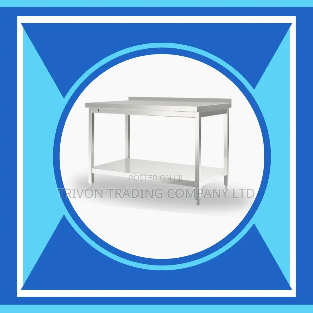 Durable Stainless Steel Table for Food and Beverage Process