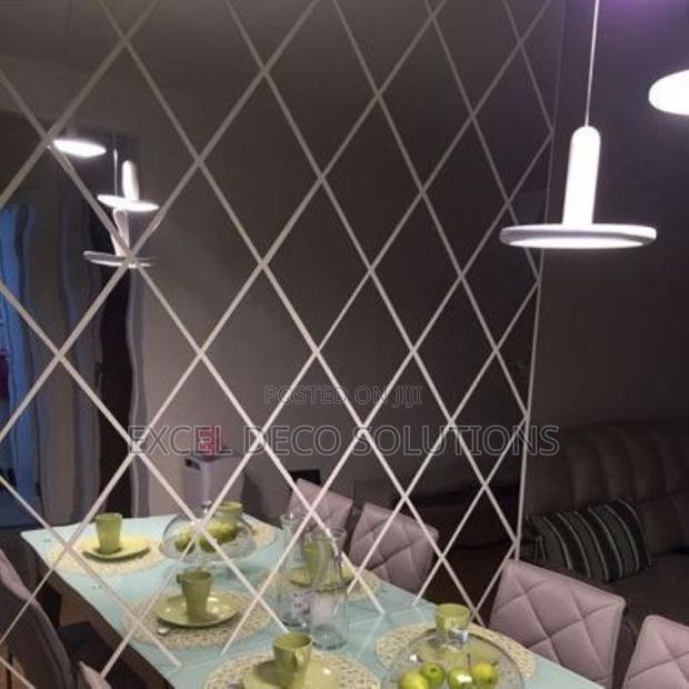 Easy Diy Friendly Self Sticking Diamond Mirrors - main view
