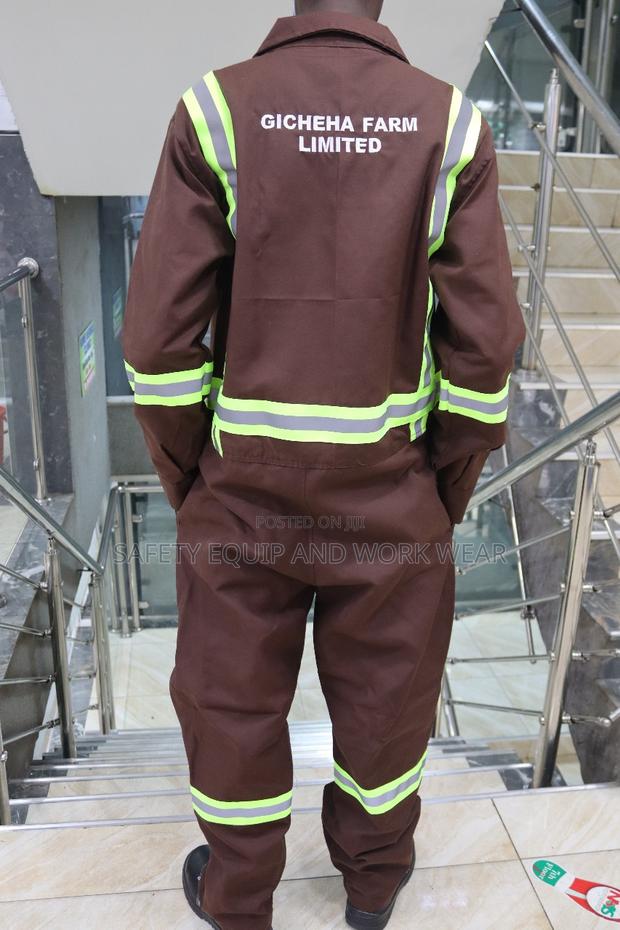 Overall Reflective -dark Brown Branded