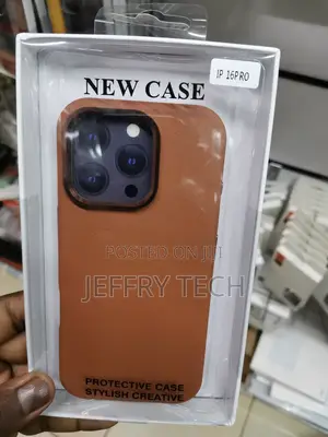 iPhone 16 Pro Leather Case With Magsafe Camera Bump Frame