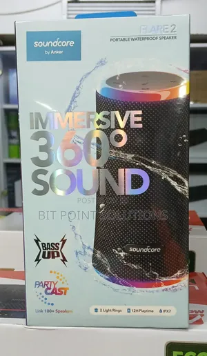 Anker Sound Core Flare 2 Bluetooth Speaker (Waterproof)