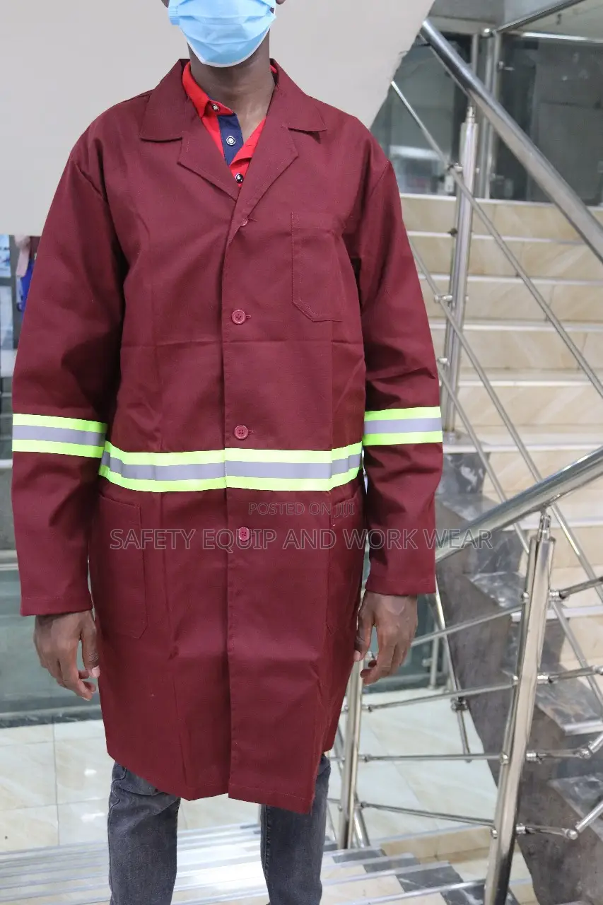 Dust Coat Reflective (Maroon)