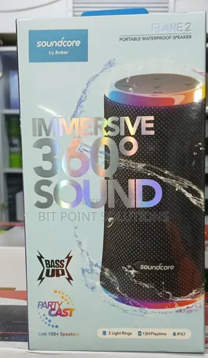 Anker Soundcore Flare 2 Bluetooth Speakers (360° Sound
