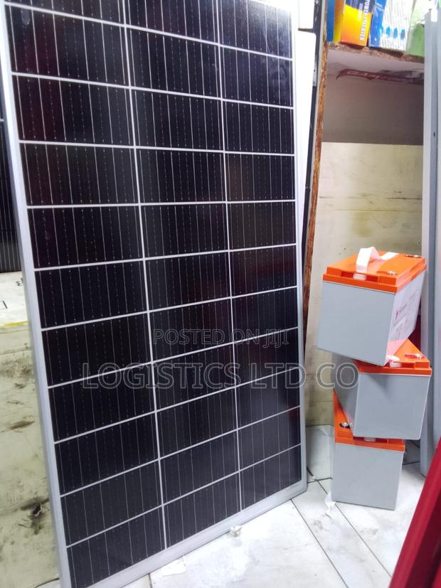 Solar System 1 Kva Hybrid Inveter Two 150 Ah Battery
