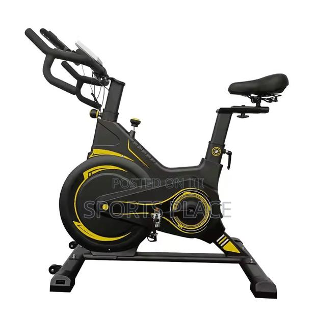 Spin Bike Portable Steel Cardio Exercise Spinning Bike