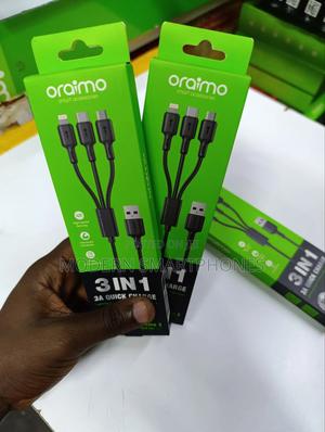 ORAIMO 3 in 1 Data Cable iPhone Type C and Micro Usb Cable - main view