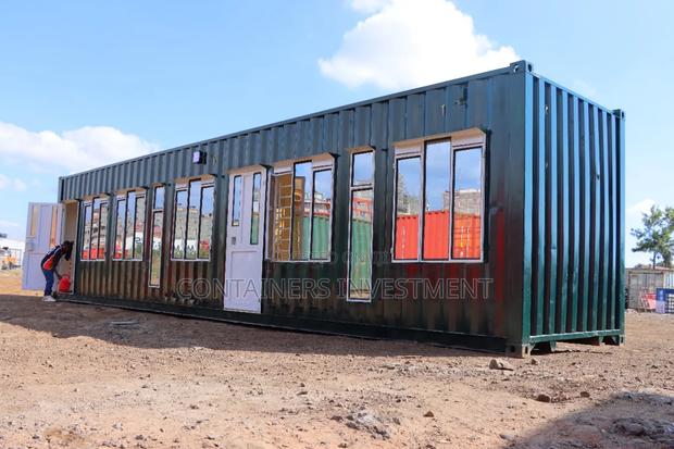 40FT Container Office Fabrication- Functionality Meets Class - main view