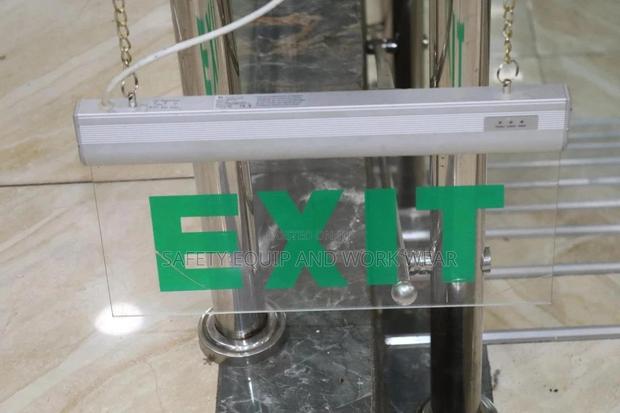 Exit Glass Signage - main view