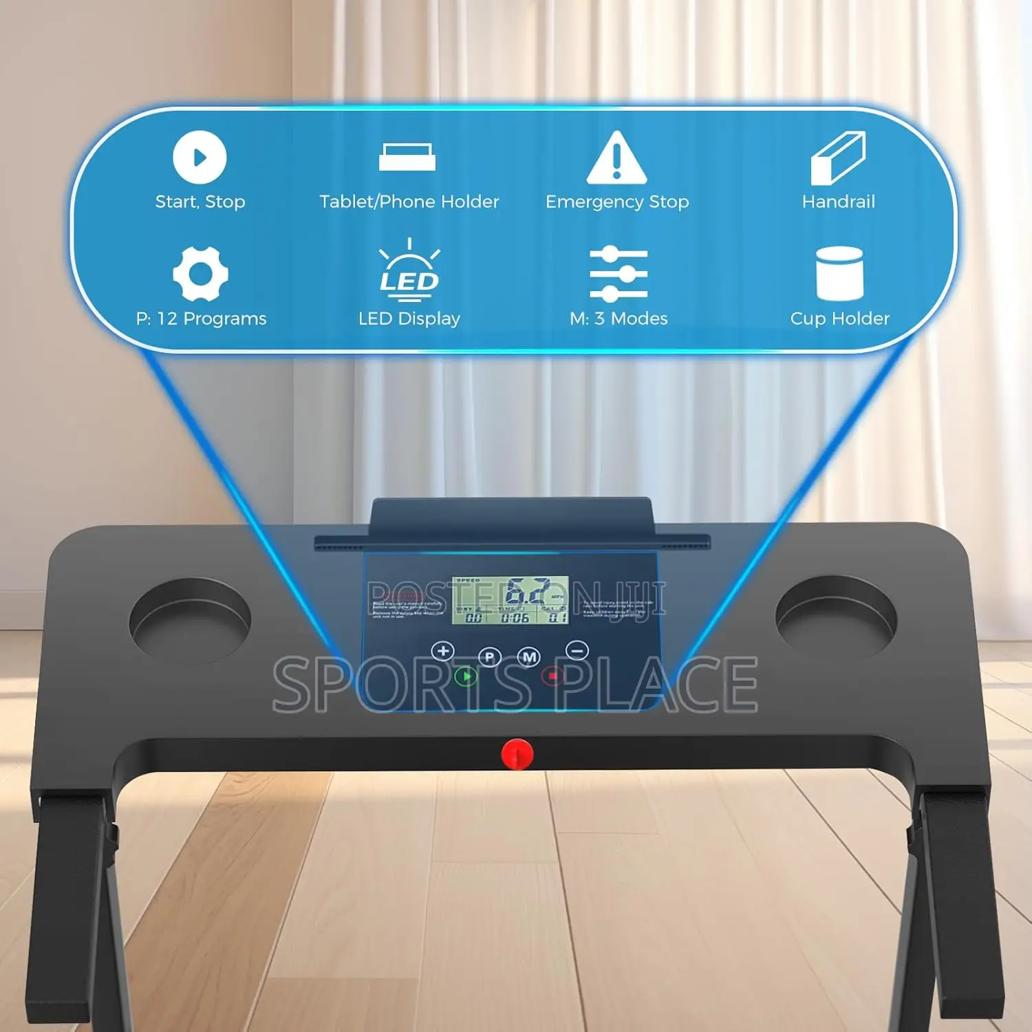 Portable Foldable Walkpad Treadmill for Home and Office Burn