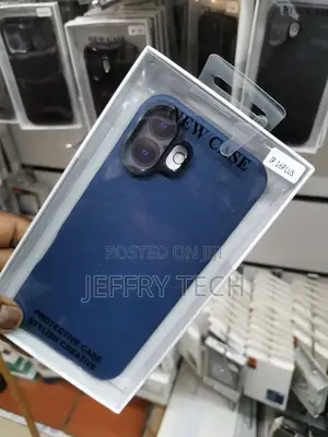 Leather Case iPhone 16 Plus With Magsafe, Camera Frame-Blue