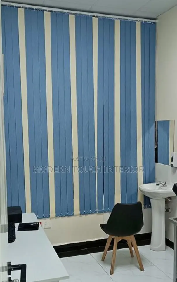 Light-Filtering Vertical Blinds for Privacy
