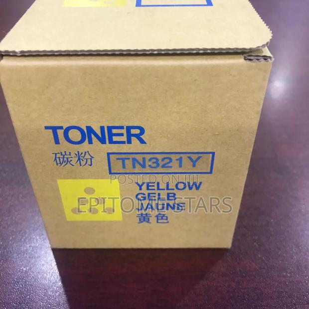 Plain Konica Minolta TN-321 Toner (Yellow)