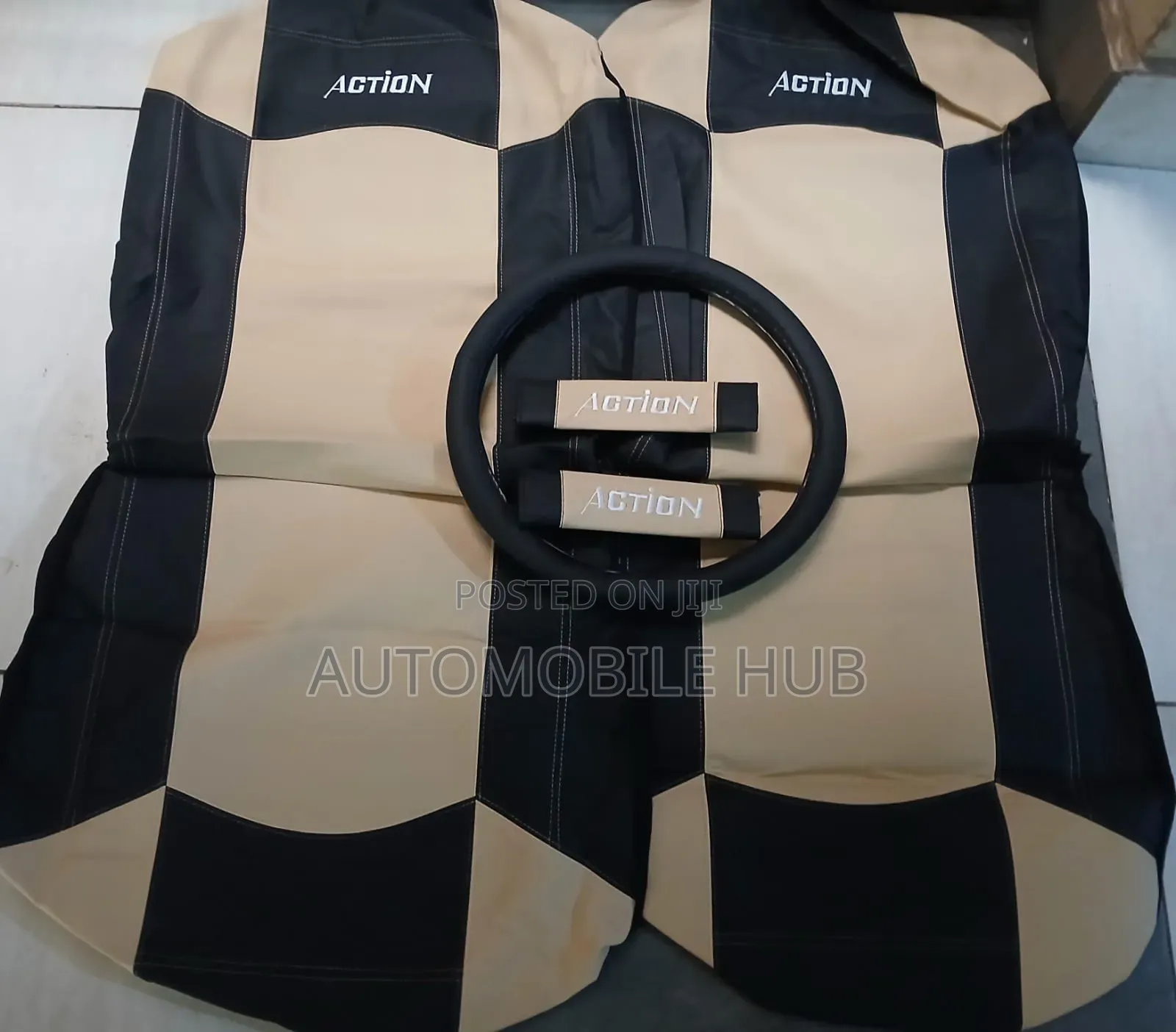 Car Seat Covers - Action Seat Covers Beige