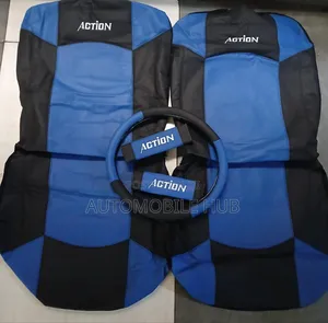 Car Seat Covers- Action Seat Covers Blue Black