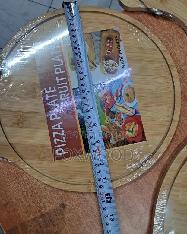 Bamboo Pizza Board Round.Now Available - thumbnail 3
