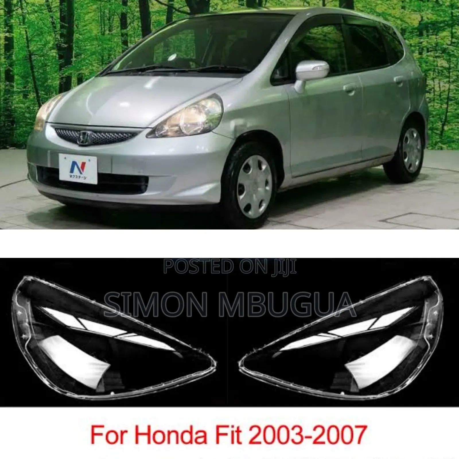 Honda Fit 2003-2007 Headlight Lens