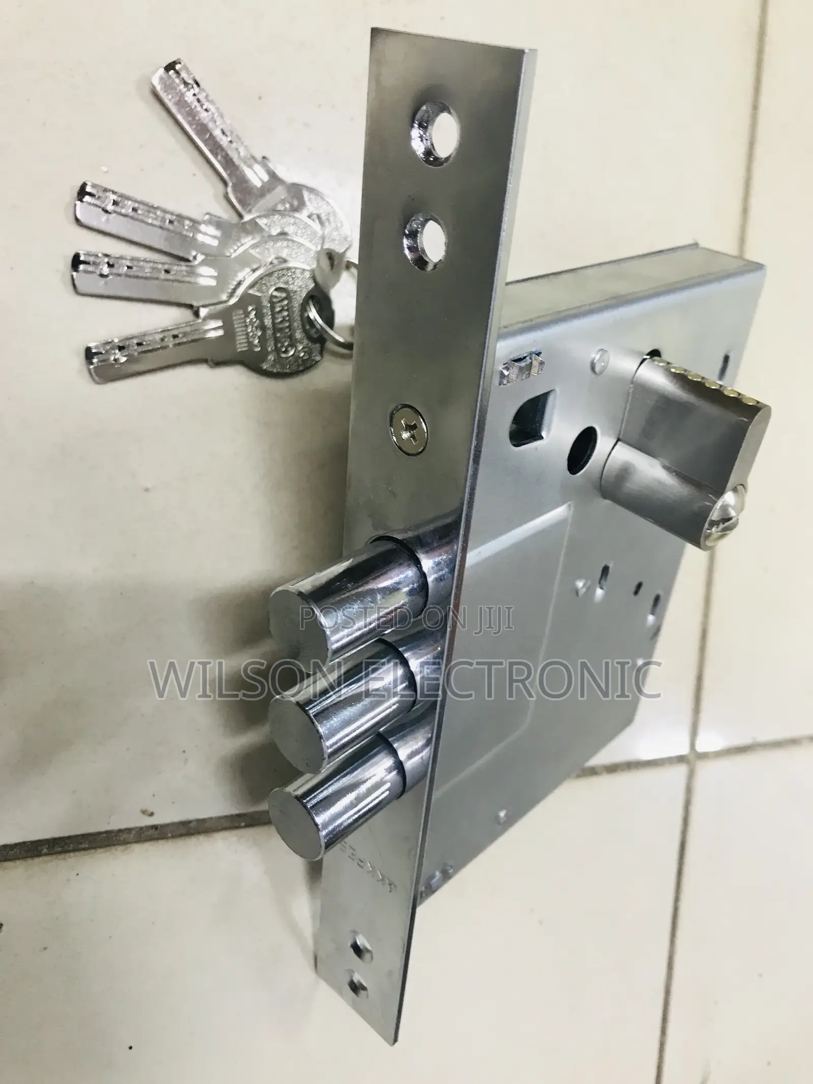 Heavy Duty 3pin Steel Door Dead Lock.