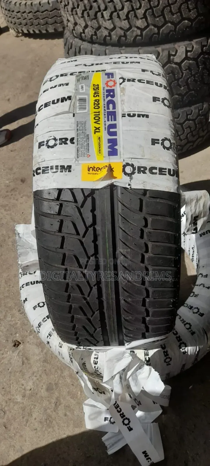 275/45r20 Forceum Tyres Made in Indonesia Brand New