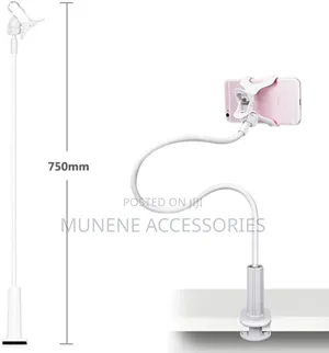 Phone Stand for Desk, Gooseneck Cell Holder Flexible Mount