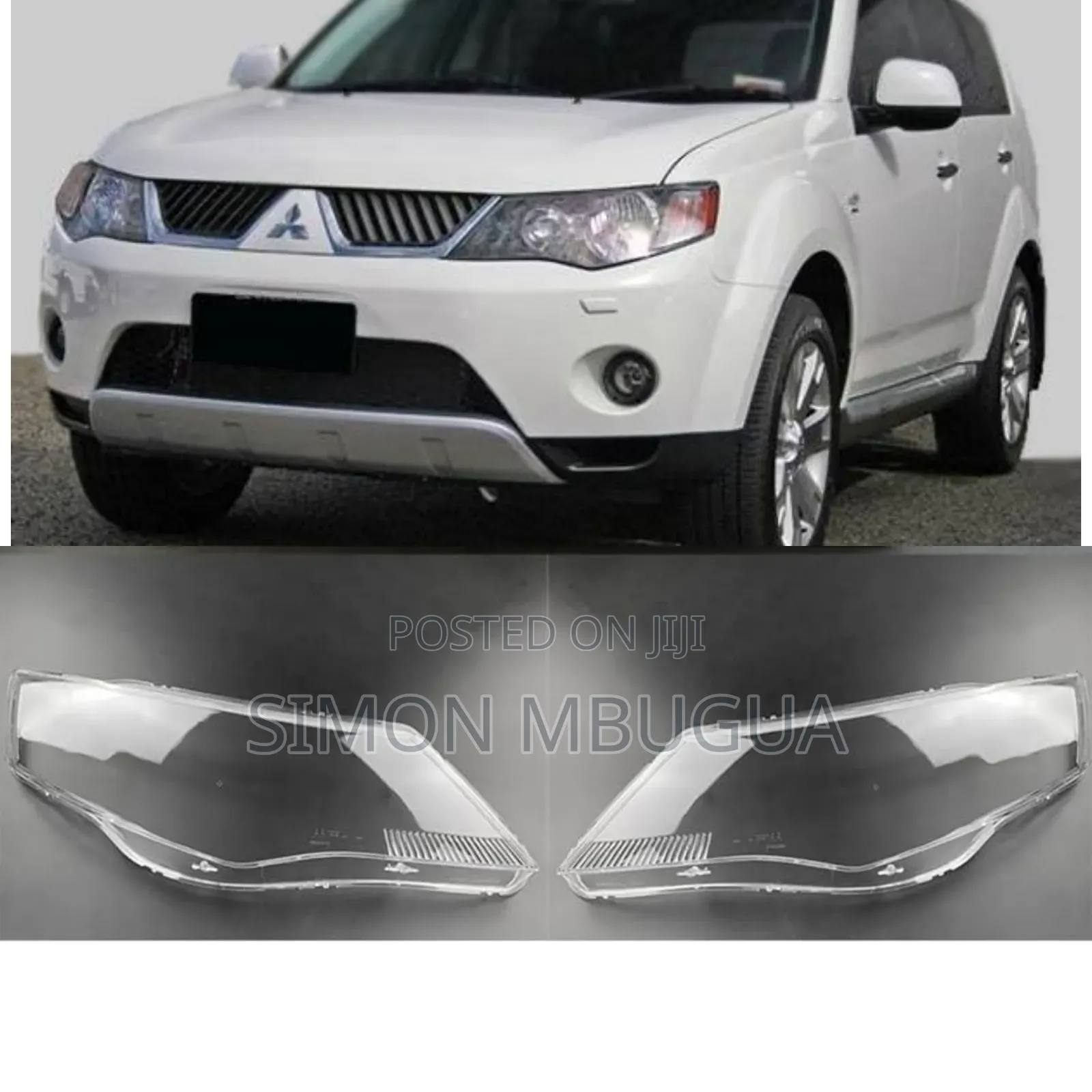 Mitsubishi Outlander 2007 Headlight Lens