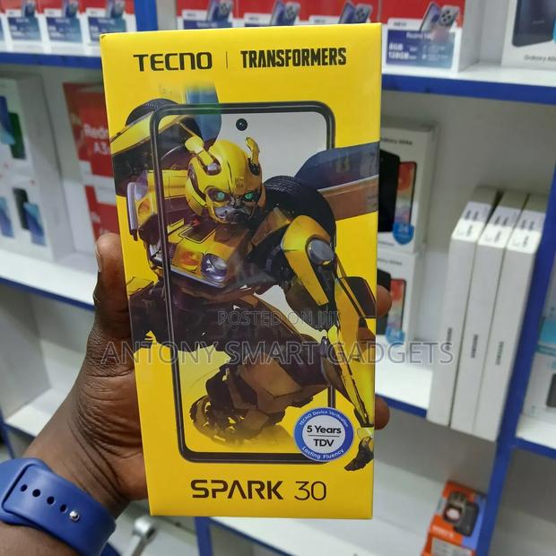 New Tecno Spark 30 128 GB Black - thumbnail 3