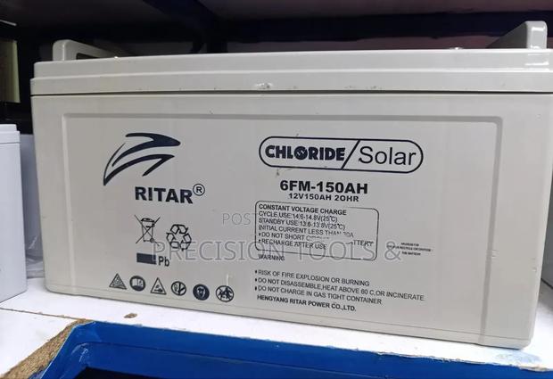 150ah Ritar Cloride Solar Battery - main view