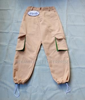 Beige Work Cargo Pants - main view
