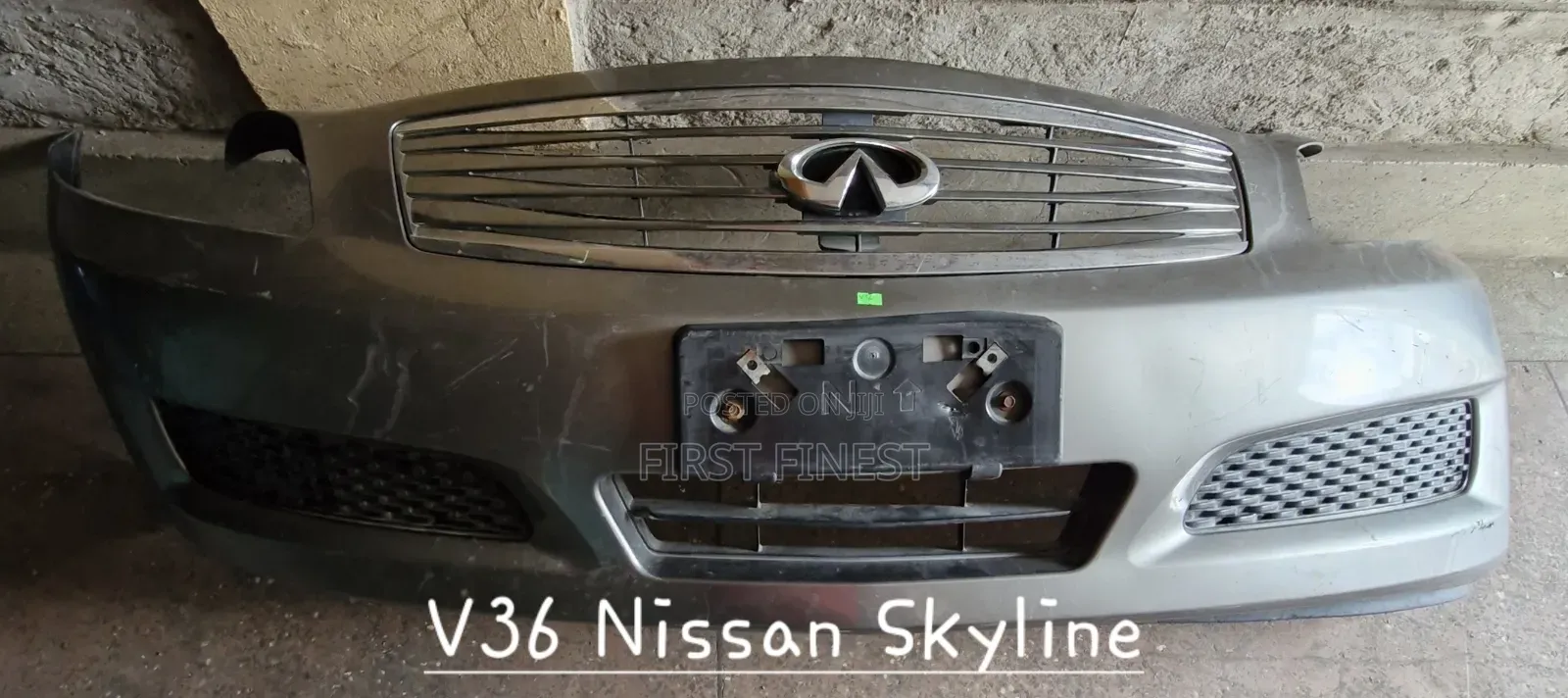 Complete V36 Skyline Front Bumper With Grill