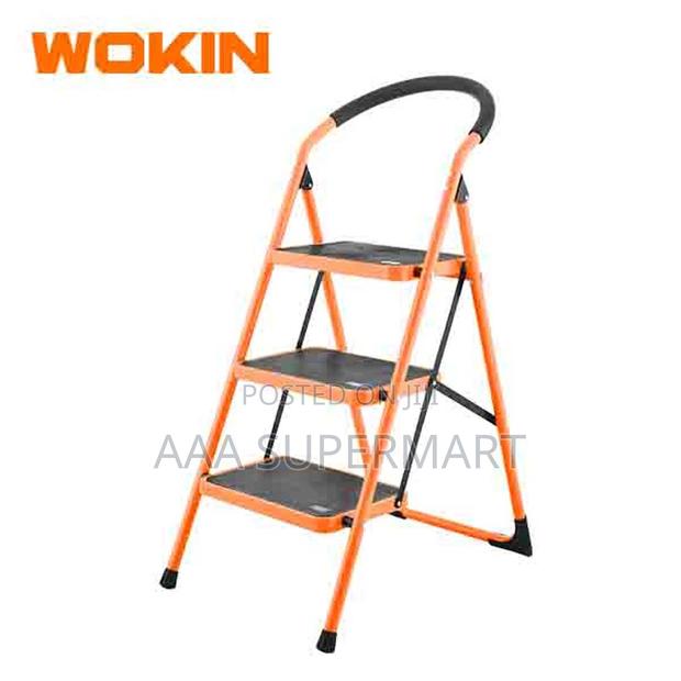 Steel Ladder, 150kg/3steps - main view