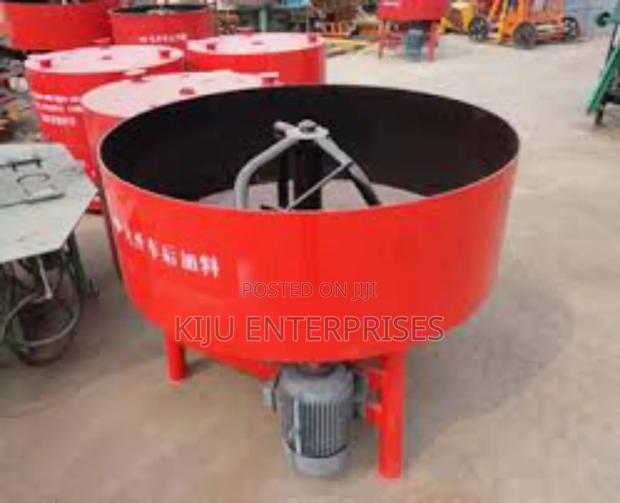 Pan Mixer Machine Construction - main view
