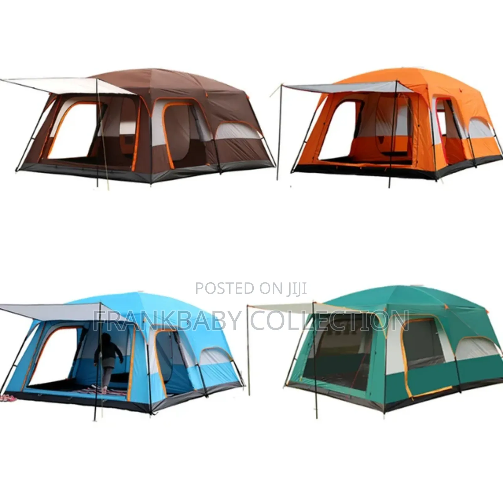 Waterproof Camping Tents. Large Size 5-8 People