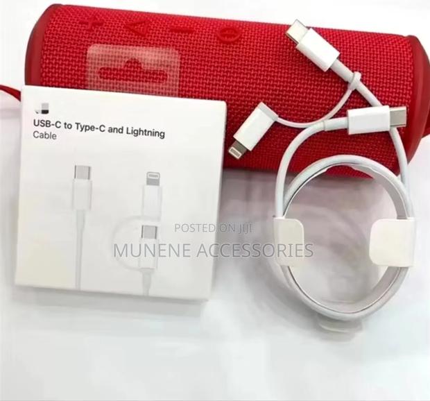 Apple 60w Braided Usb C to Type C and Lightning Data Cable - thumbnail 2