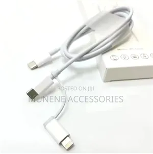 Apple 60w Braided Usb C to Type C and Lightning Data Cable