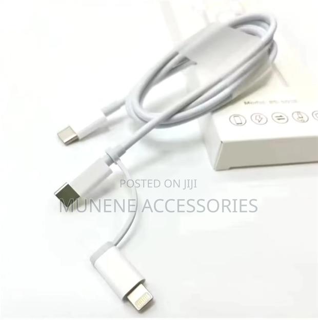 Apple 60w Braided Usb C to Type C and Lightning Data Cable - thumbnail 4