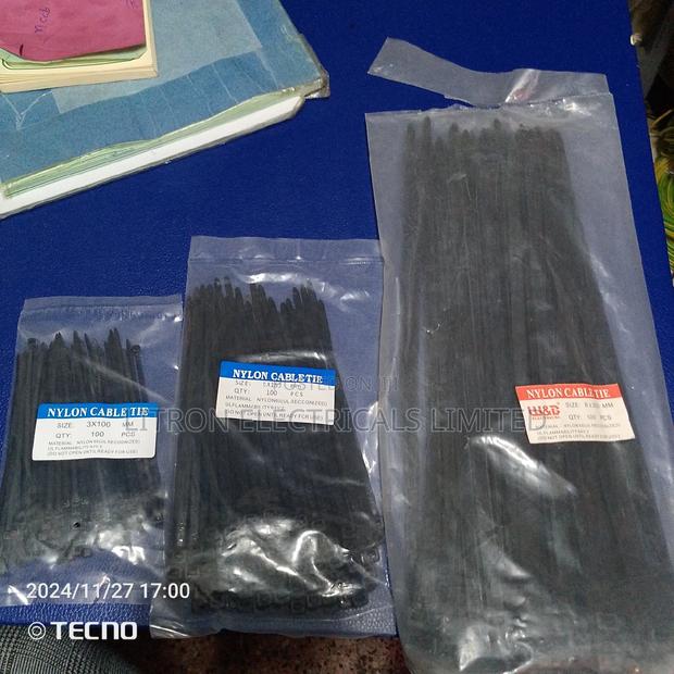 Black Cable Ties - main view