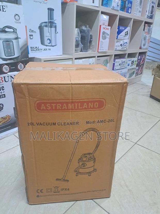 Astramilano 20 Litres Wet and Dry Vacuum Cleaner 1yr Waranty