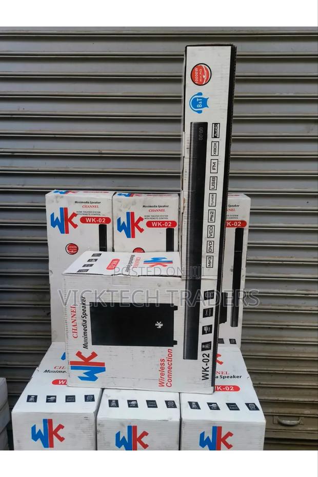 Wk -02 Soundbar Home Theater System With Remote Control