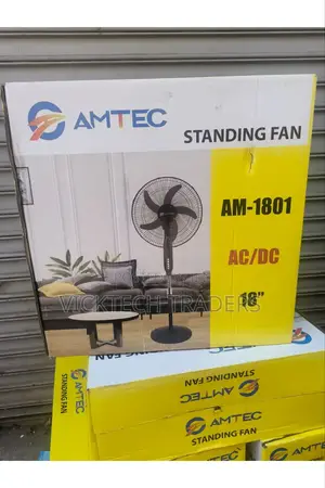 Amtec 18 Inches AC/DC Standing Fan!!