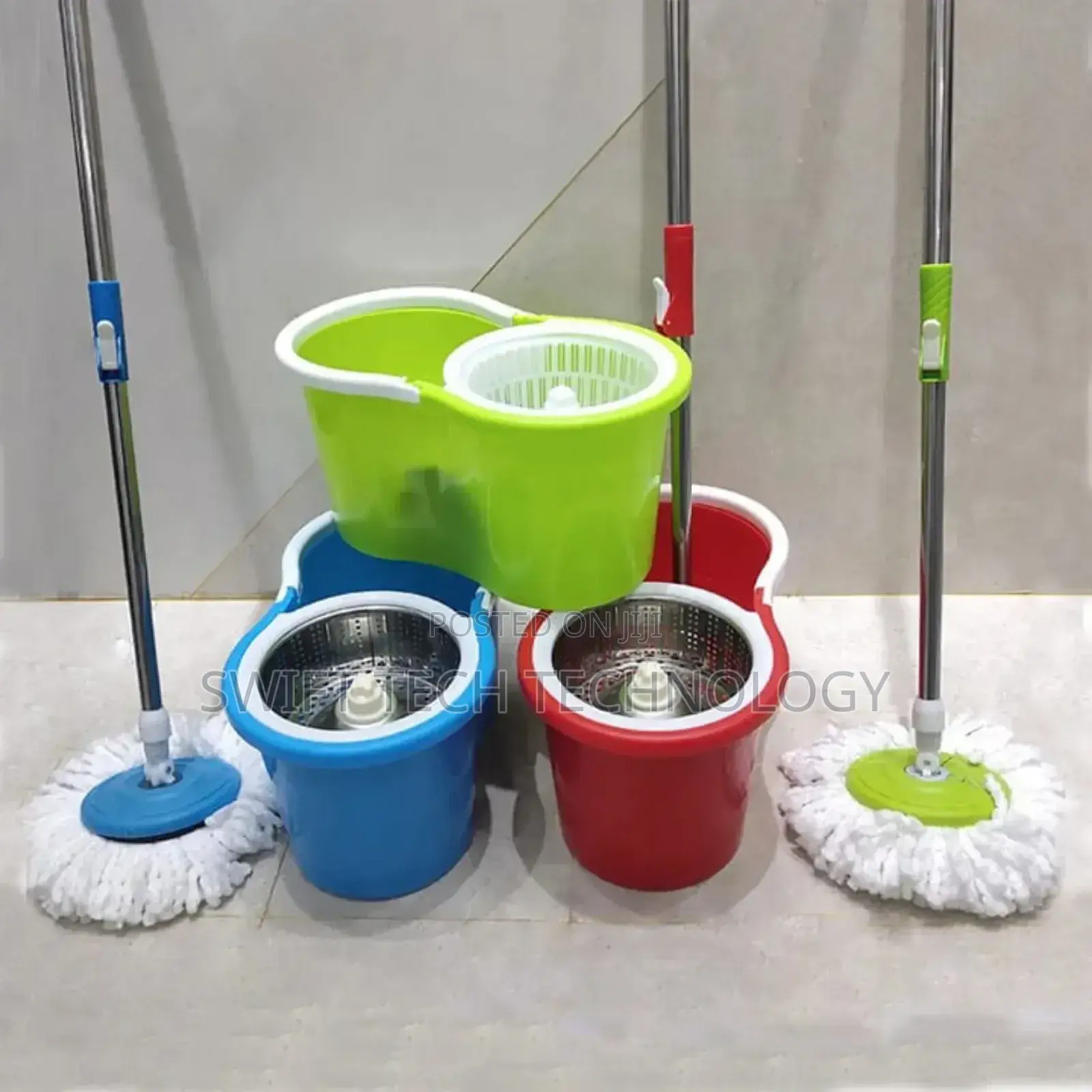 Spin Mop With Extra Mop