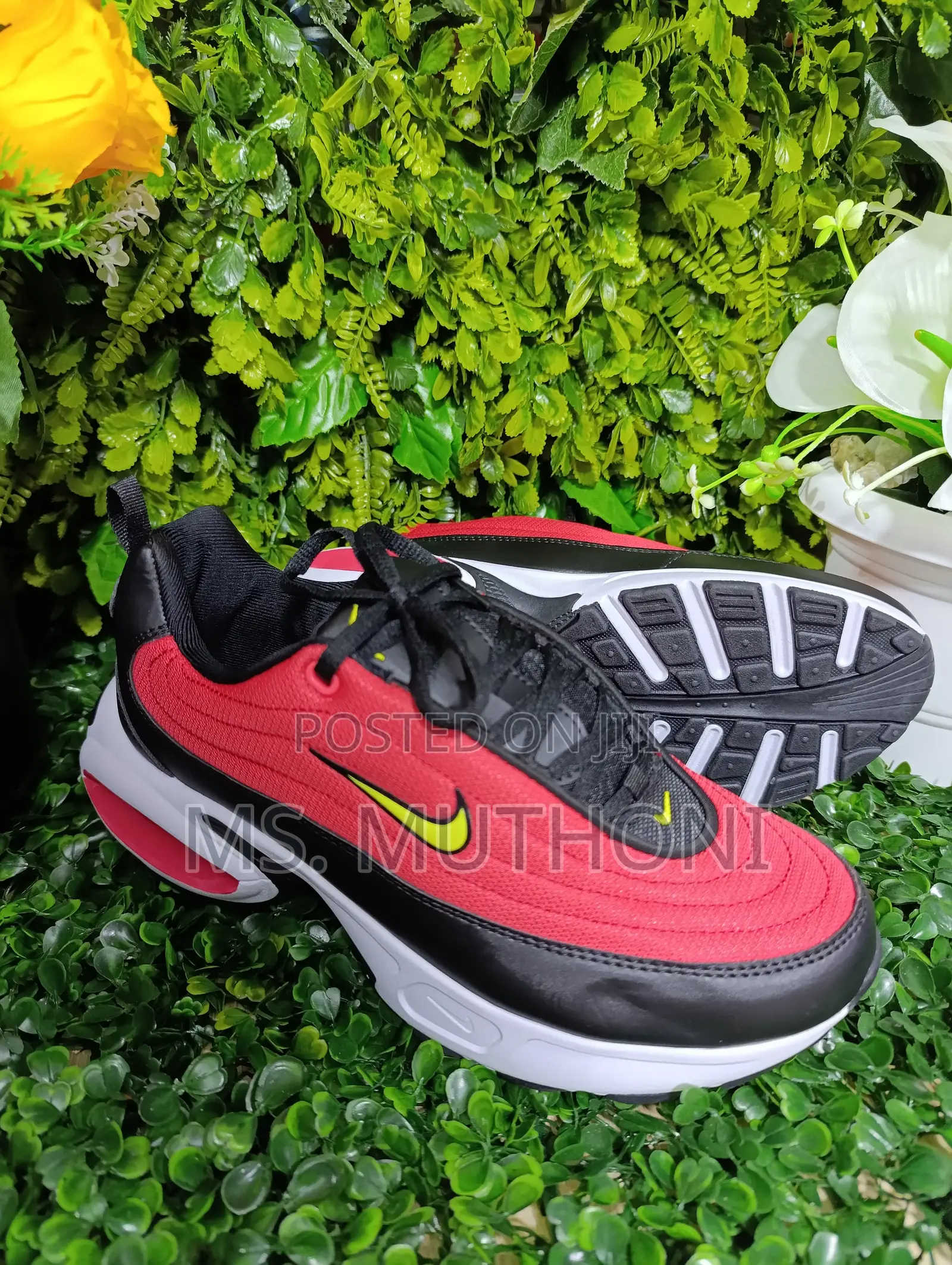 Nike Airmax Portal Red /White Sizes. 40-45