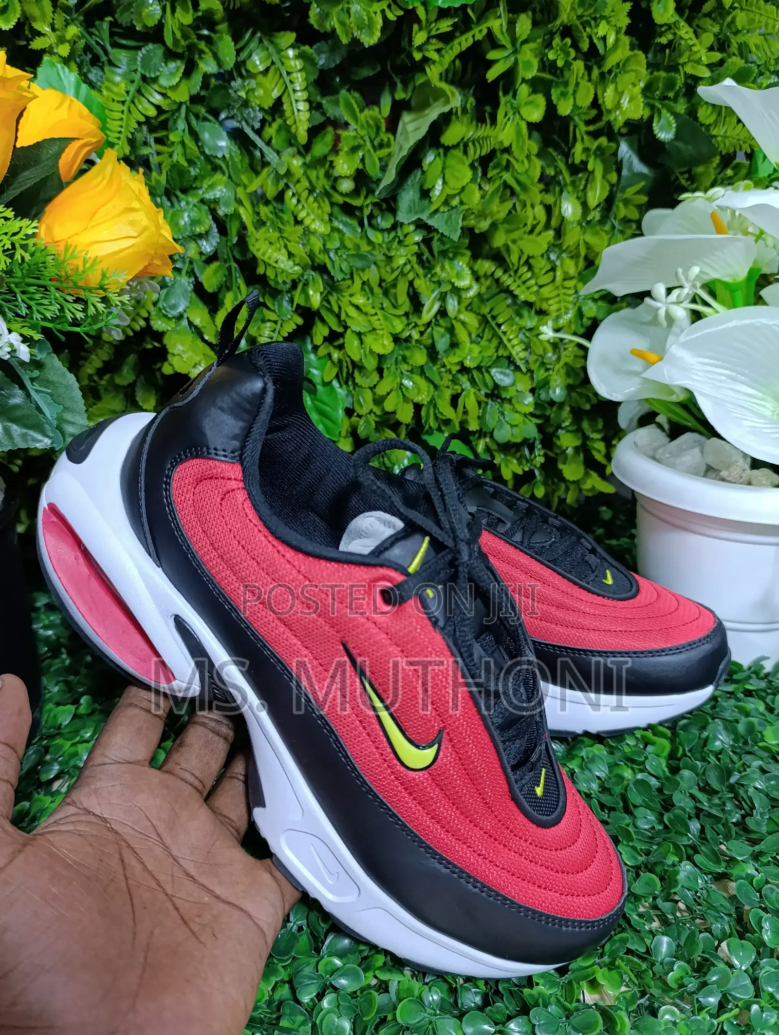 Nike Airmax Portal Red /White Sizes. 40-45