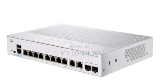 Cisco CBS 8-Ports Poe Managed Switch Cbs350-8p-E-2g-Uk Cbs3