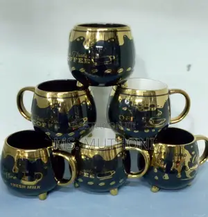 550ml Black Beauty Porcelain Coffee/ Tea Mugs.*