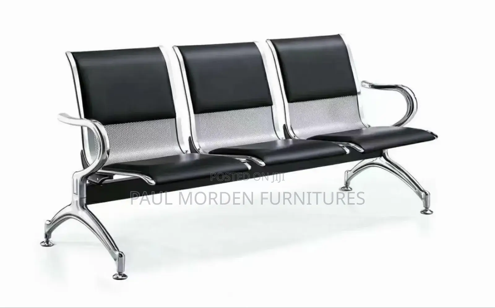 Three Seater Receptionist Chair